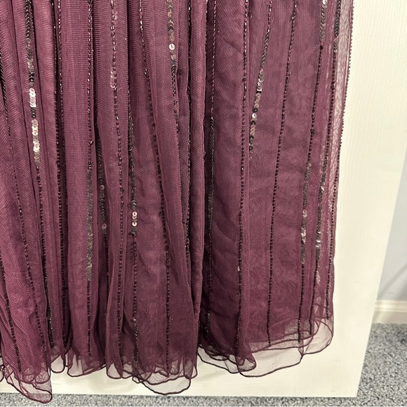 MacDuggal 4977 formal gown in mulberry, size 12, wedding, evening - Picture 10 of 16